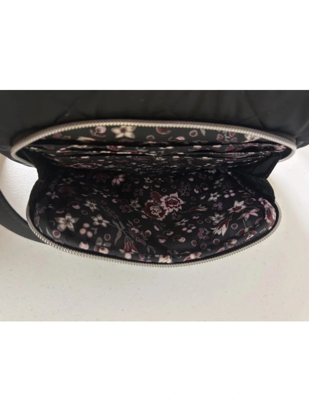 Vera Bradley Little Hipster Black Crossbody Microfiber Classic